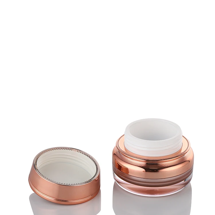 Exquisite Beautiful Acrylic Cream 30ml Cosmetic Clear Mini Plastic Jar