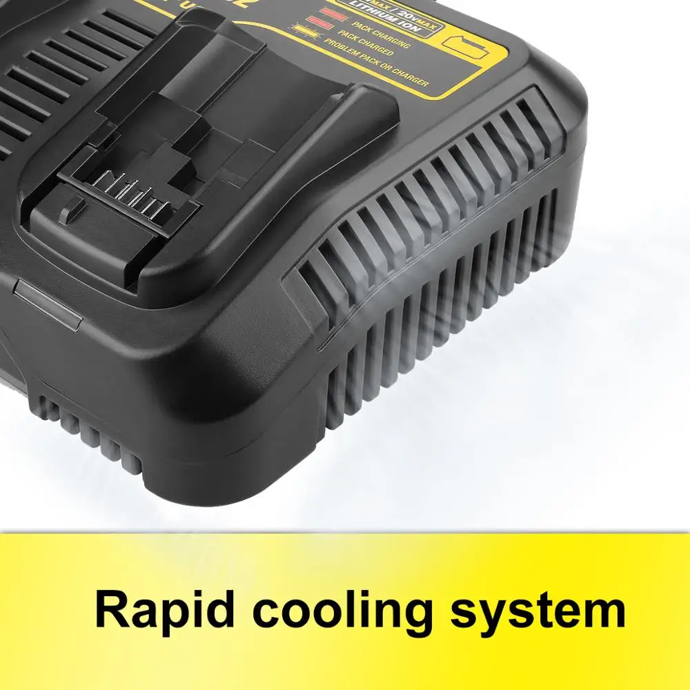 Два-паз 3A зарядное устройство 100v-240v 50/60hz 120W подходит для dewalt 12v-20v/литиевая батарея
