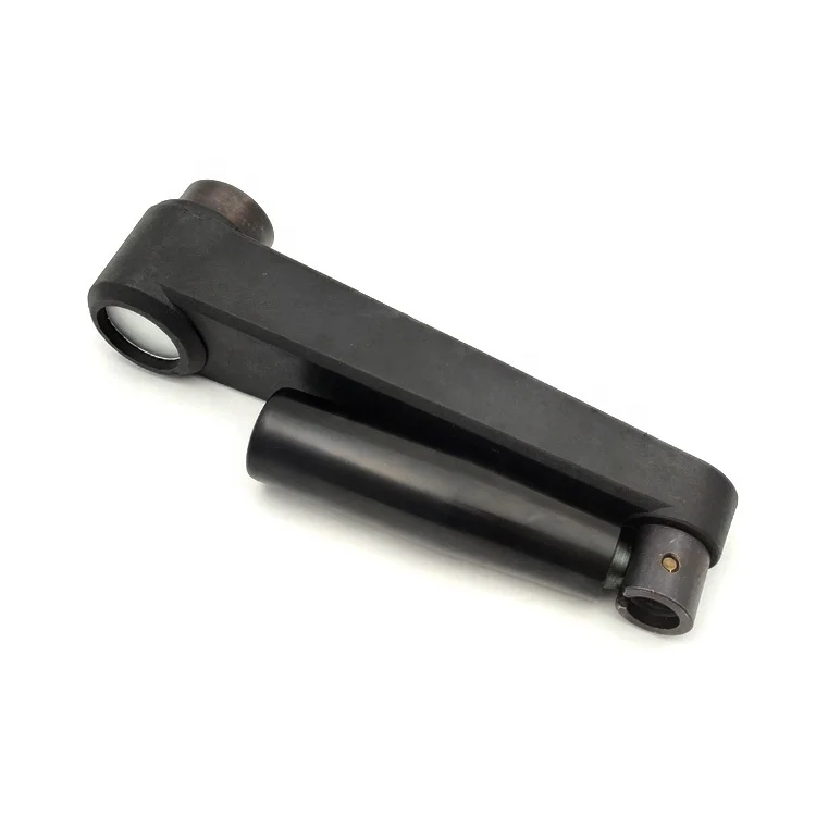 Plastic hospital bed folding crank handle