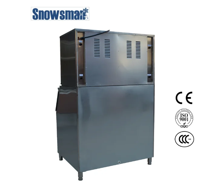 Large Cube Ice maker 1000kg commercial Vertical ice machine with CE ice making machines for Hotel