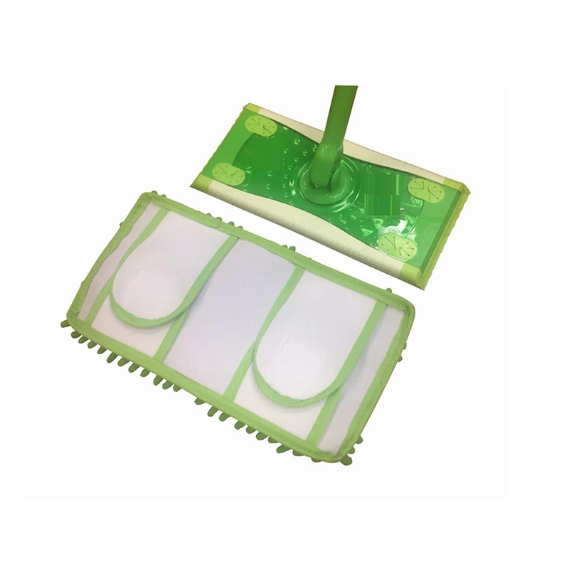 chenille Set 2 Reusable Microfiber Mop Pads Of Sweeper