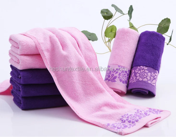 Embroidery logo 100% cotton jacquard advertisement multifunction towel with satin