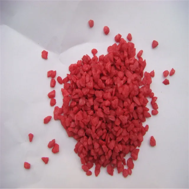 
dyed blue colored gravel for landscaping 