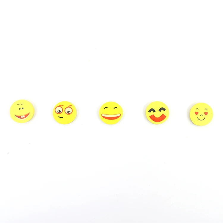 Best Prices Laser Nubuck Eraser Of Yellow Emoticons  In Store