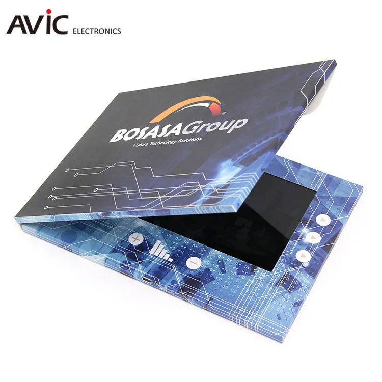 Новые изобретения 2.4 до 10.1 дюймов приветствие видео-почтовая карточка с TFT экран 4.3 ЖК-видео буклет