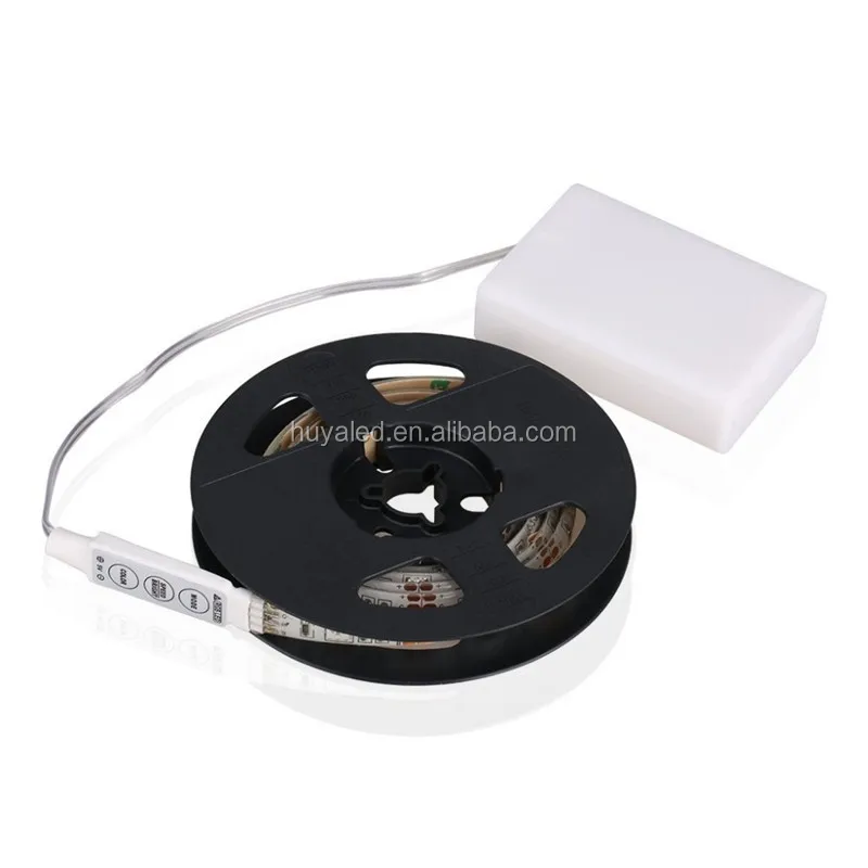 new products Battery box 5050 led flexible strip rgb ip65 waterproof TV LED STRIP