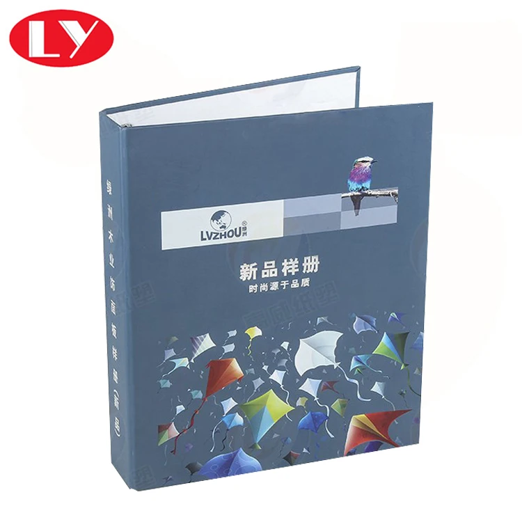 A4 size Lever Type Arch 2 Holes Ring Binder Cardboard File Folder with Metal Edge Wholesales