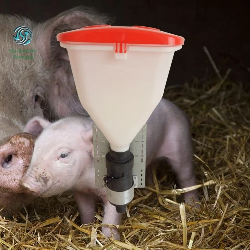 Plastic pig auto feeder for swine