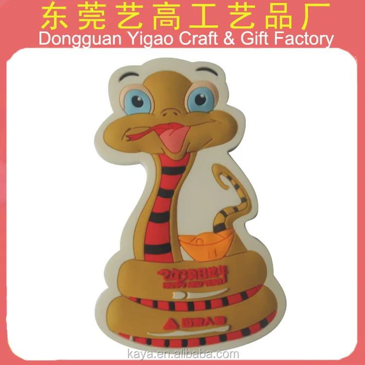 Perfect bright colored plastic magnetic fridge magnet