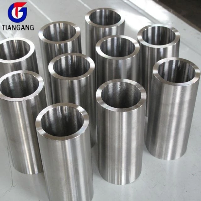 Industrial Pickled or sand blasted welded titanium pipe for heat exchanger
