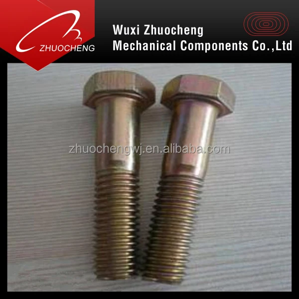 DIN933 DIN931 A2 A4 stainless steel hex head bolt and nut