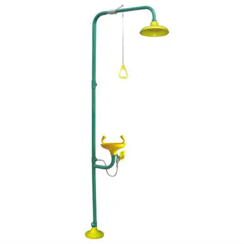 Economical ABS combination emergency safety shower with eye wash
