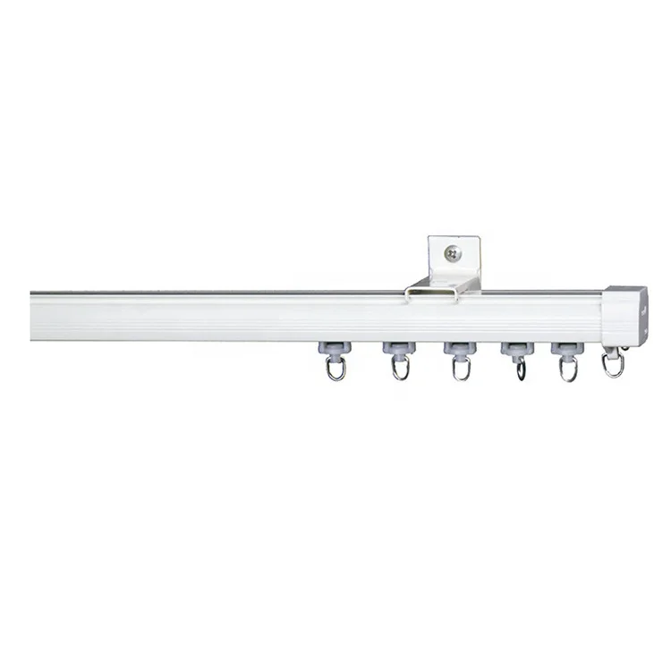 Acrimo curtain rails clips bendable flexible pvc window curtain rail track ceiling bracket bendable curtain track
