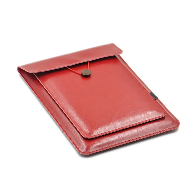 
Double Layer High Capacity style microfiber leather laptop sleeve case, for HP Spectre & Envy X360 13.3 inch sleeve cover 