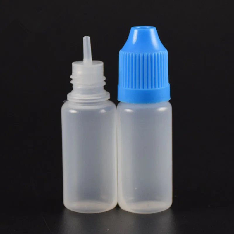 free sample 10ml soft squeeze plastic nozzle bottle long thin tip 20ml pe fluid dropper bottle 30ml