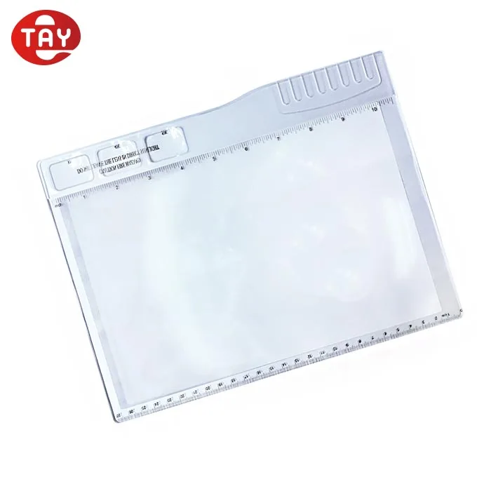 2018 hot sale 4x fresnel magnifier big optical solar circular lens