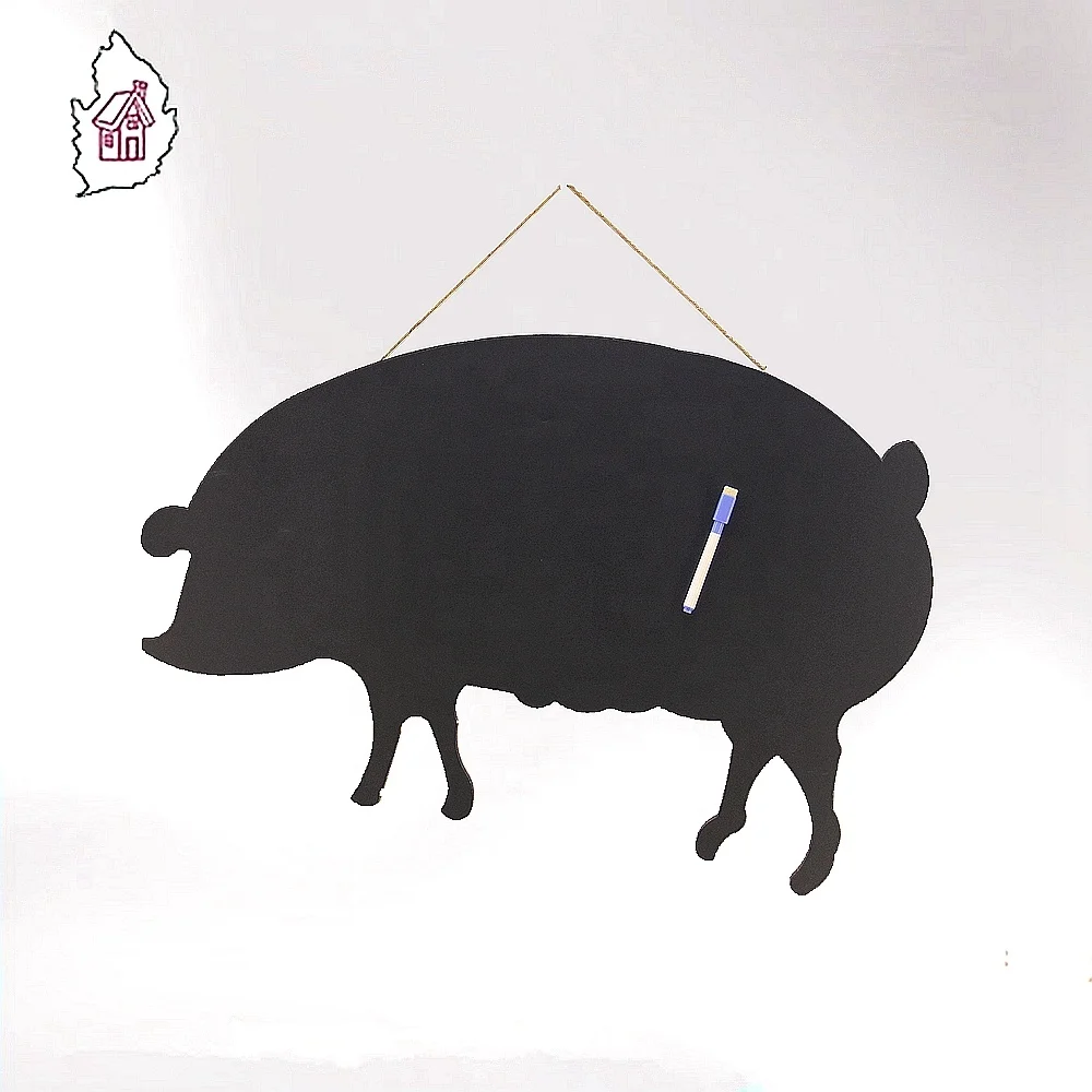 Wooden kids custom shaped blackboard