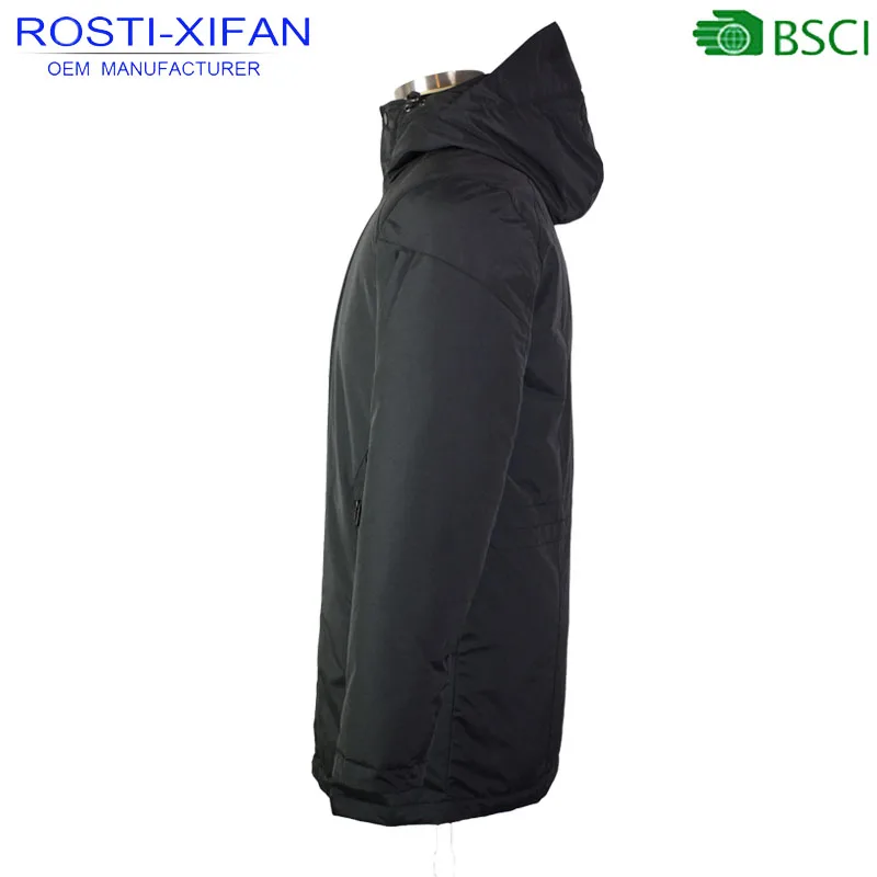 
Woodland Winter Men Parka with Hood Padded Outdoor Windbreaker Skiing Jacket 