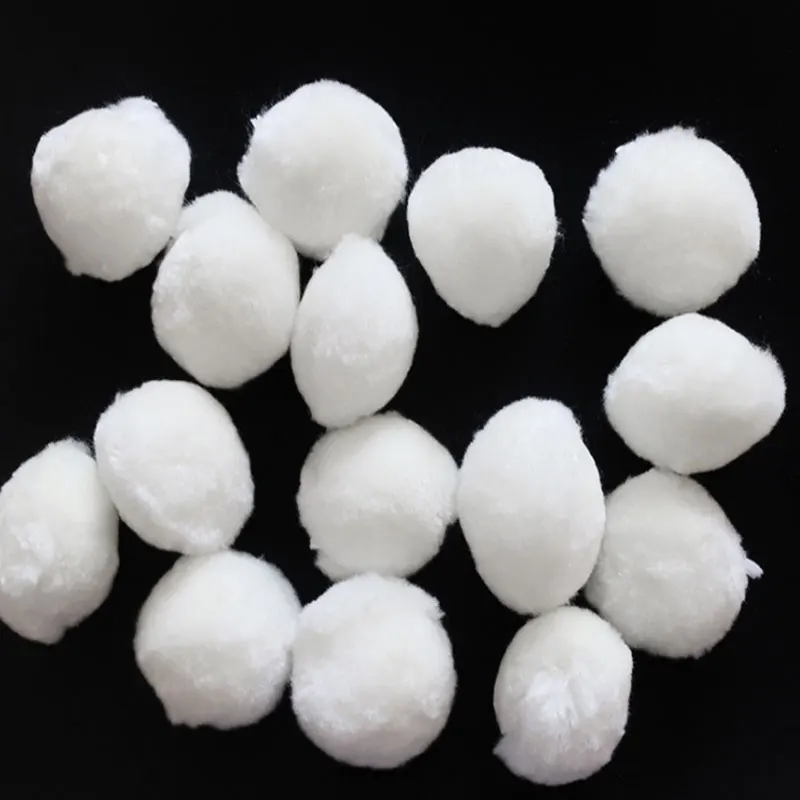 
High quality fiber ball filter media sample 