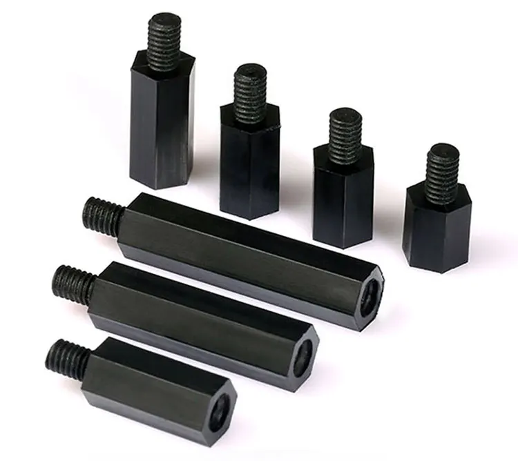 Plastic nylon pcb standoff with hex