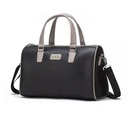 2019 Fashion Custom Men Leather Travel Holdall Duffle Bag