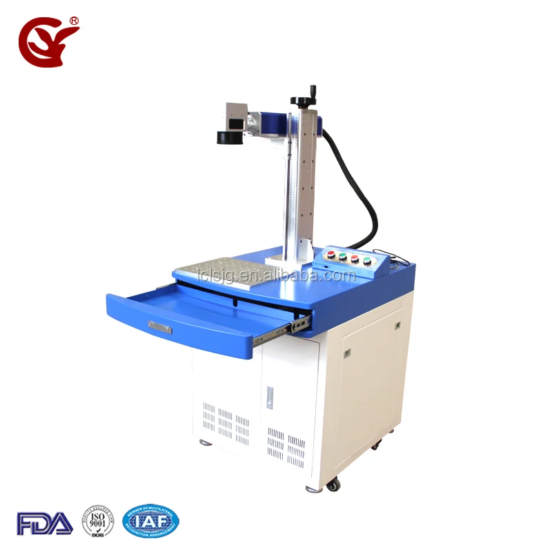 GY color mopa 20w 30w 50w fiber laser metal laser printer  for metal mobile watch phones  fiber laser marking machine price