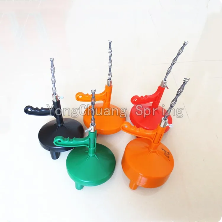 Plastic pipe shower drain cleaner