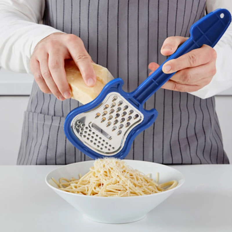 
Guitar shape multipurpose vegetable and cheese mini cheese grater 