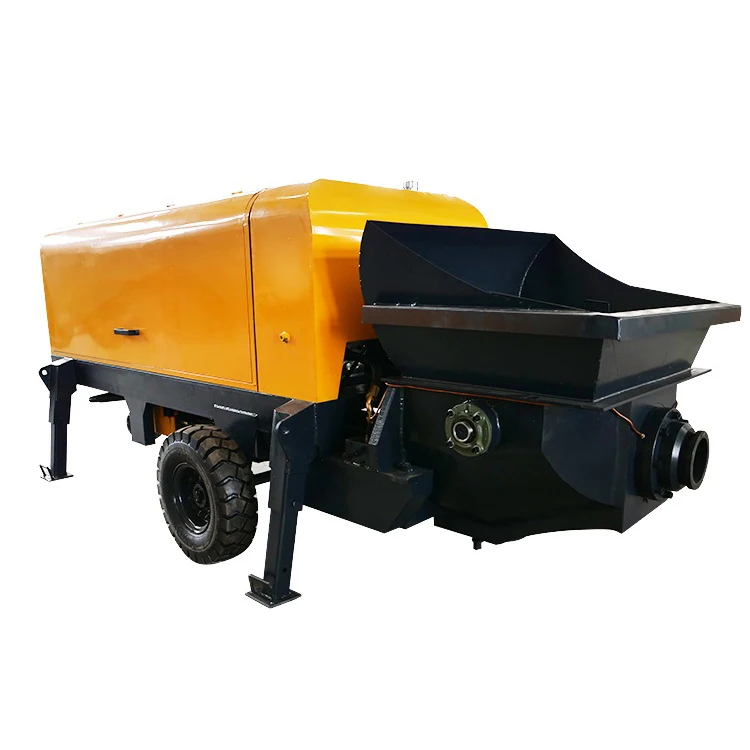 Электрический Портативный Бетонный насос для большого совокупного материала ниже 50 мм