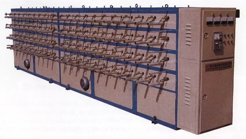 Cam type automatic bobbin winding machine for pp pe flat yarn