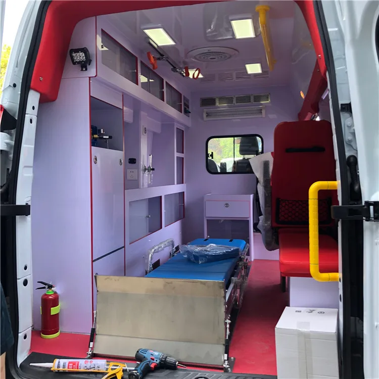 
China Professional Manufacturer Hospital Emergency ICU Ambulance Car 