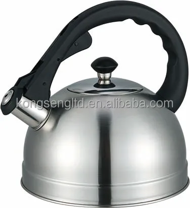2.5L Domestic Whistling Kettle With Decorate Line On The Body Of Tea Kettle