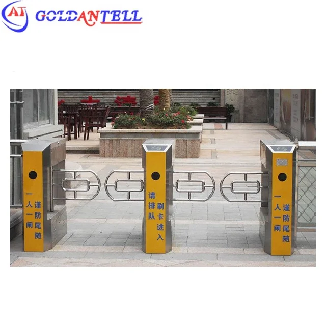 CE Automatic stainless steel entry swing gate