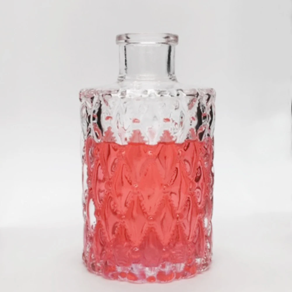 
Empty reed diffuser glass bottle with rattan sticks for aroma oil container 