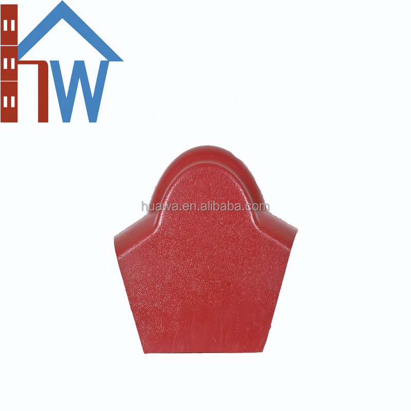ASA ridge tile three way seal ends synthetic resin roof tile accessory
