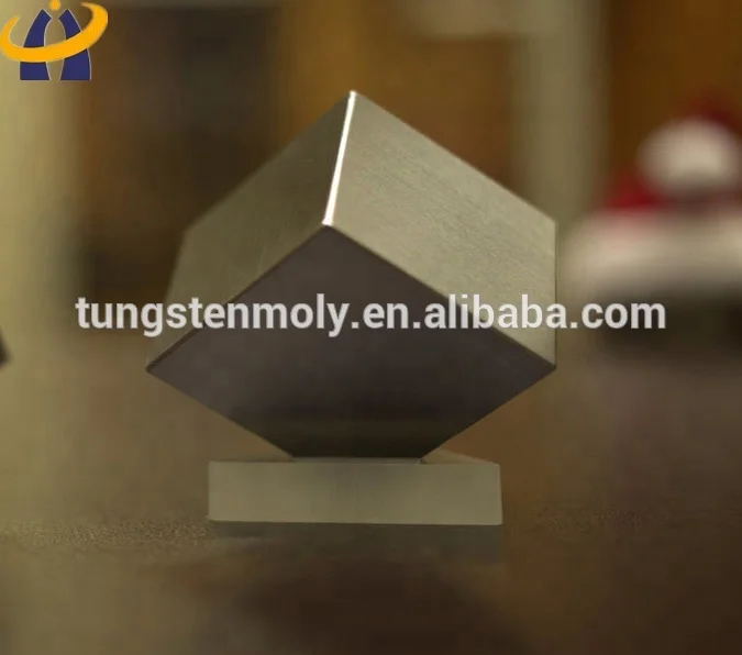 Вольфрамовый куб pure wofram из металлического сплава, 1 кг, 3,8 см