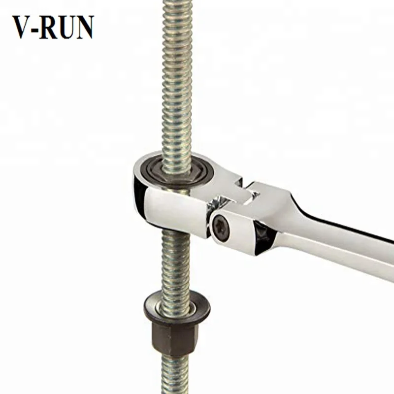 High Quality Flexible Head Ratchet Combination Wrenches