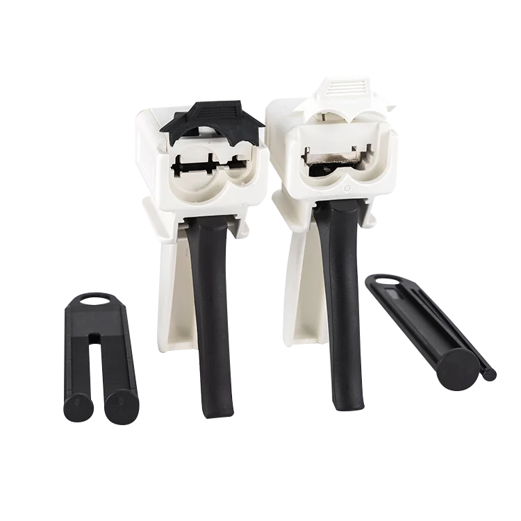 Пластиковый стоматологический пистолет-диспенсер для смешивания силиконовых материалов