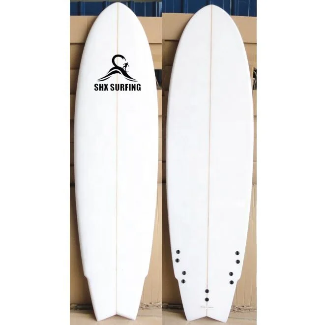 SHX Customer Brand Logo Top Surfboard With Wing Tail