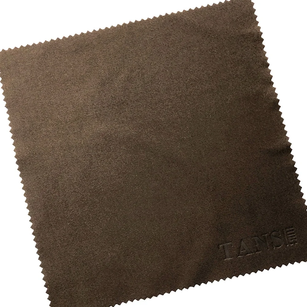 
flower cut polishing customized embossing microfiber silver cleaning cloth with multi edge type 