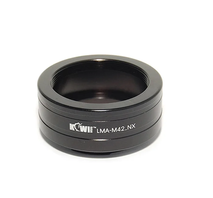 Kiwifotos Lens mount adapter LMA-M42_NX for M42 (Zeiss, Pentax, Praktica, Mamiya and Zenit) lenses on the Samsung NX camera body