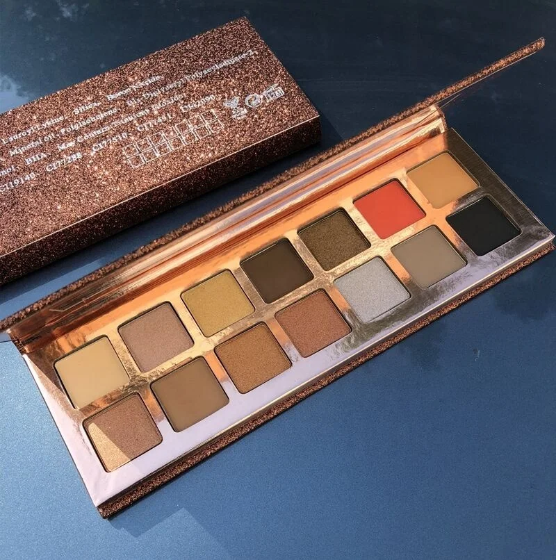 
Factory Wholesale Best Cheap Glitter Makeup Matte and Shimmer Smokey Pigment Eyeshadow 