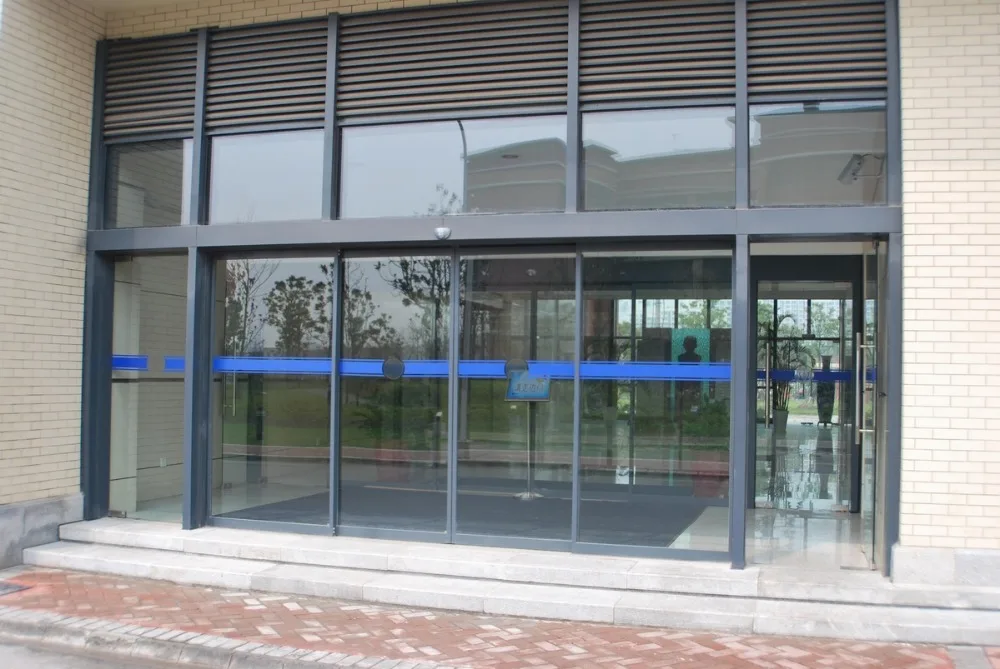 Auto Sliding Doors Wide Voltage Glass DC 24V Brushless with CE Certificate AC110~260V CE ISO9001 Commercial 100~500mm </=120KG