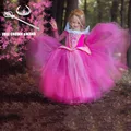 2016 New kids dress Girls Dresses for Baby Children Aurora Princess Dress Toddler Gowns girl party