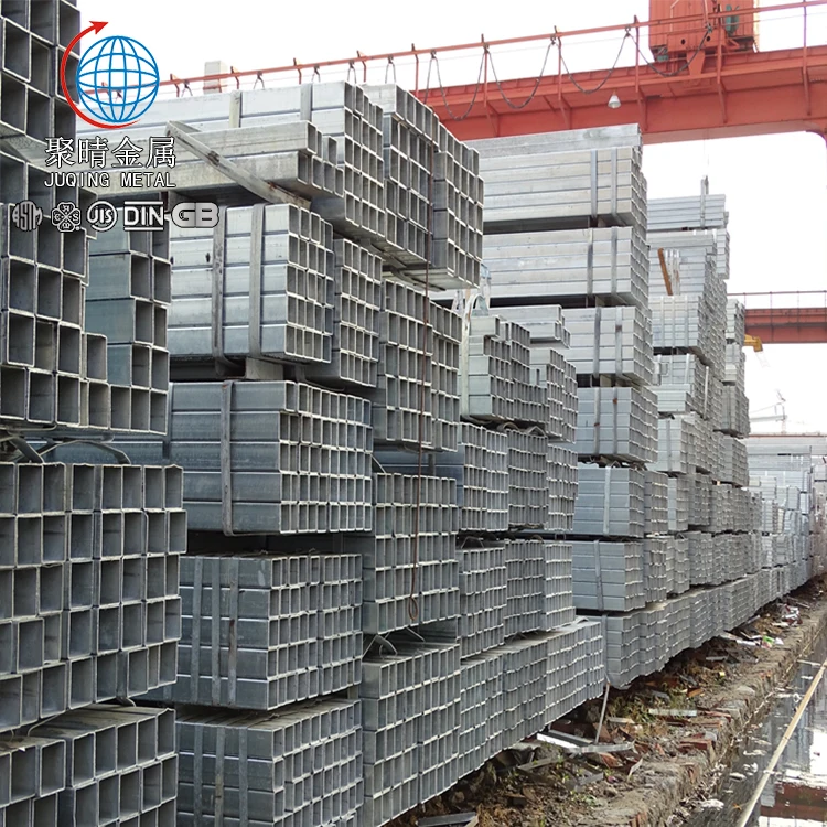 Wholesale price in stock galvanized square steel pipe pipe
