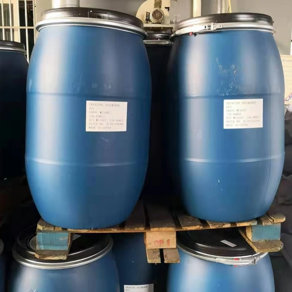
Synthetic liquid reactive dyes printing liquid thickener 