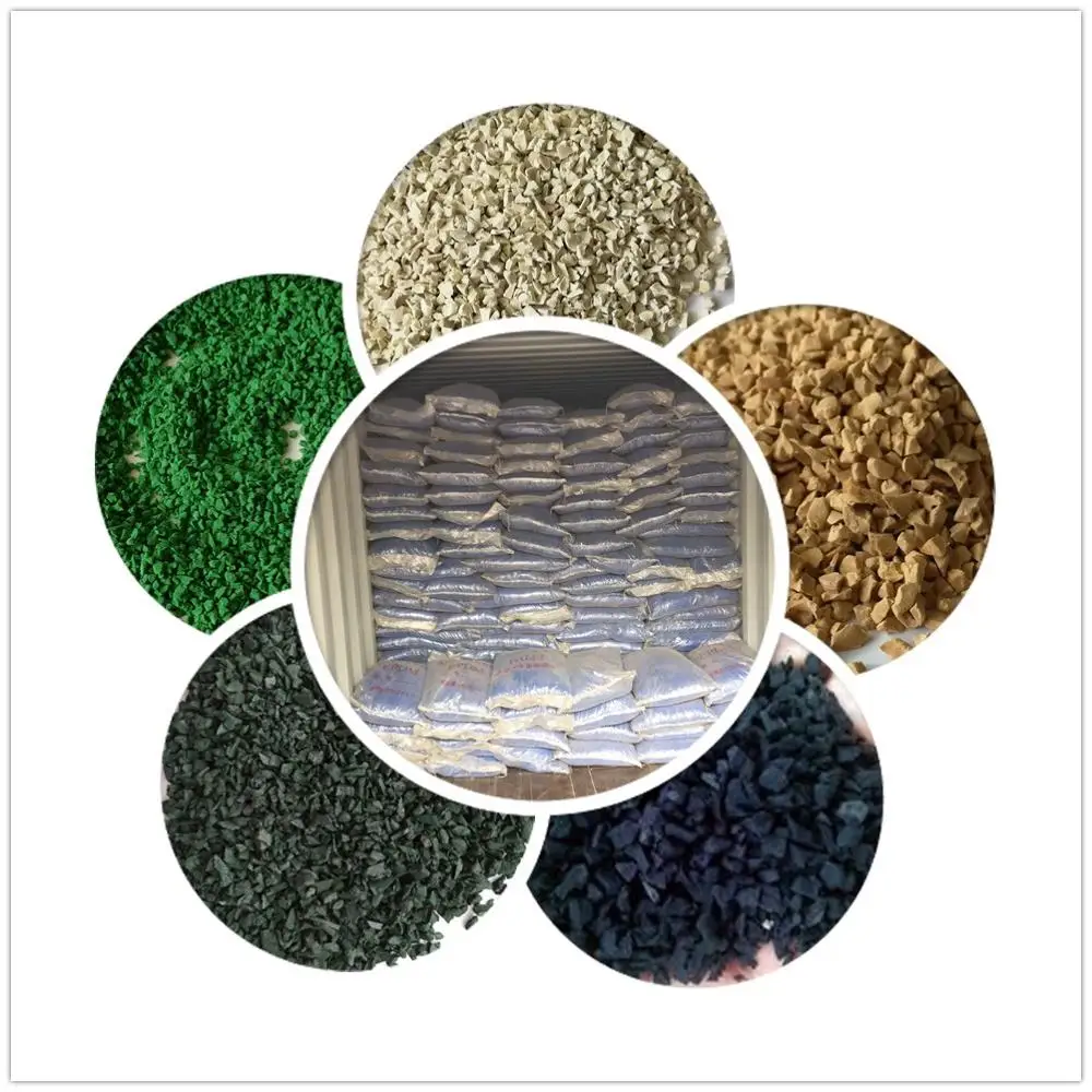 Производитель разноцветные резиновые гранулы EPDM для бега или игровых