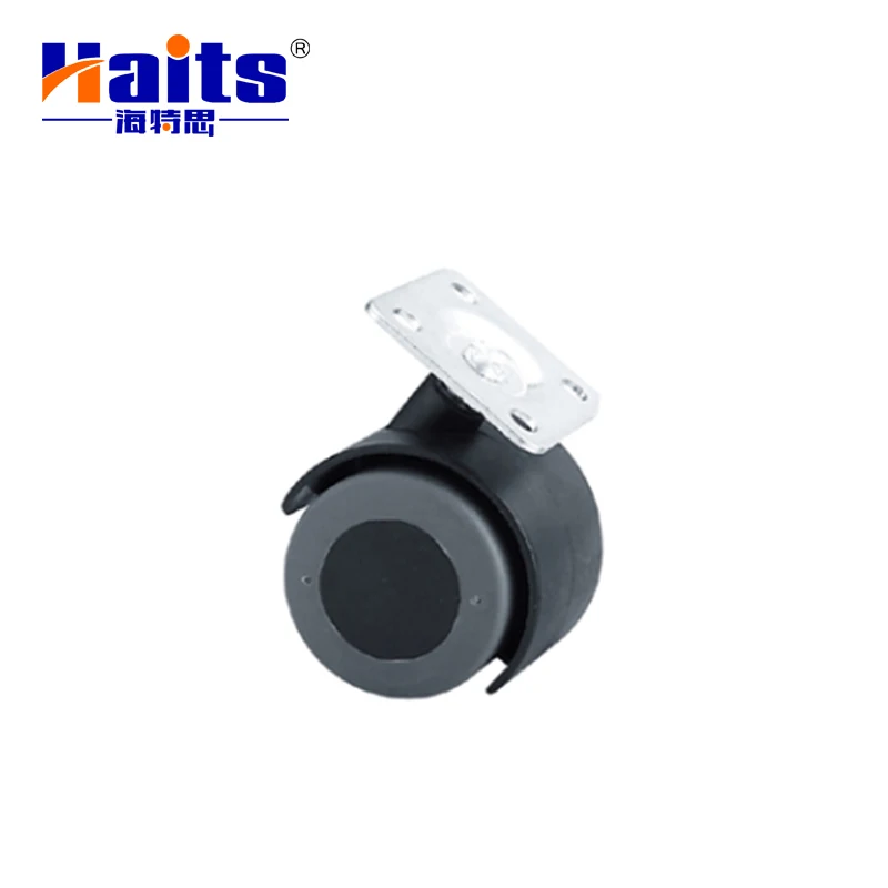 50mm Metal Panel Swivel Furniture Casters Moving Wheels without Brake