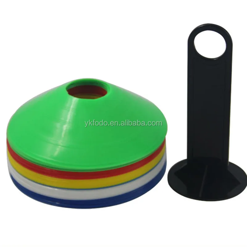 FODO SPORTS plastic marker disc soccer training Cone with Free holder in jinhua yiwu Ningbo FD698B