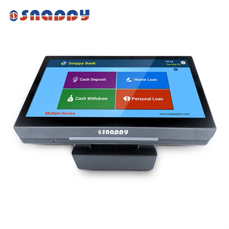 
10 дюймов система управления очередью для рабочего стола билета 